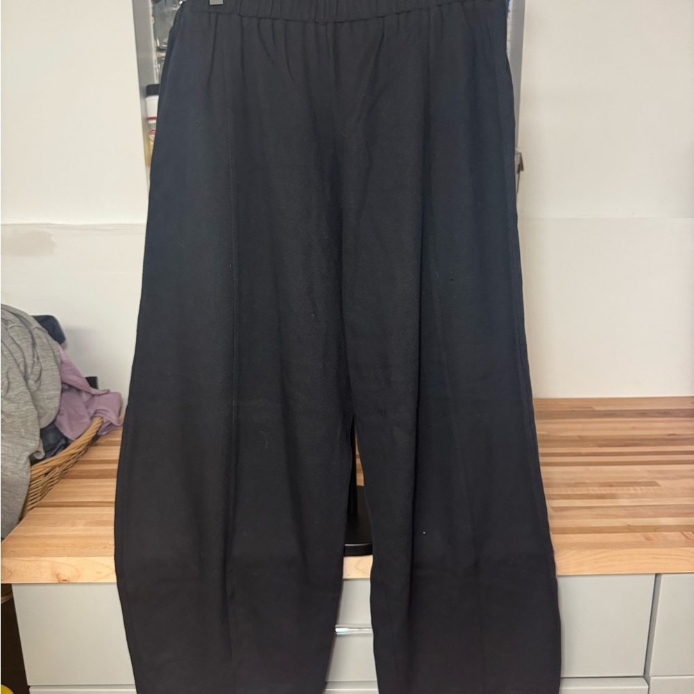 Studio 90 Black Wide-Leg Pants NOT FOR SALE